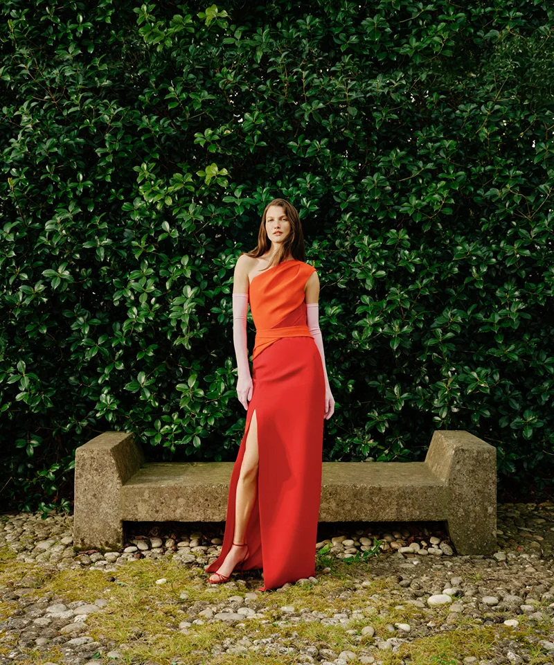 Ipekyol Colorblock Asymmetrical Dress